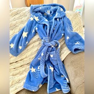 Girls Robe Blue Stars size 7/8